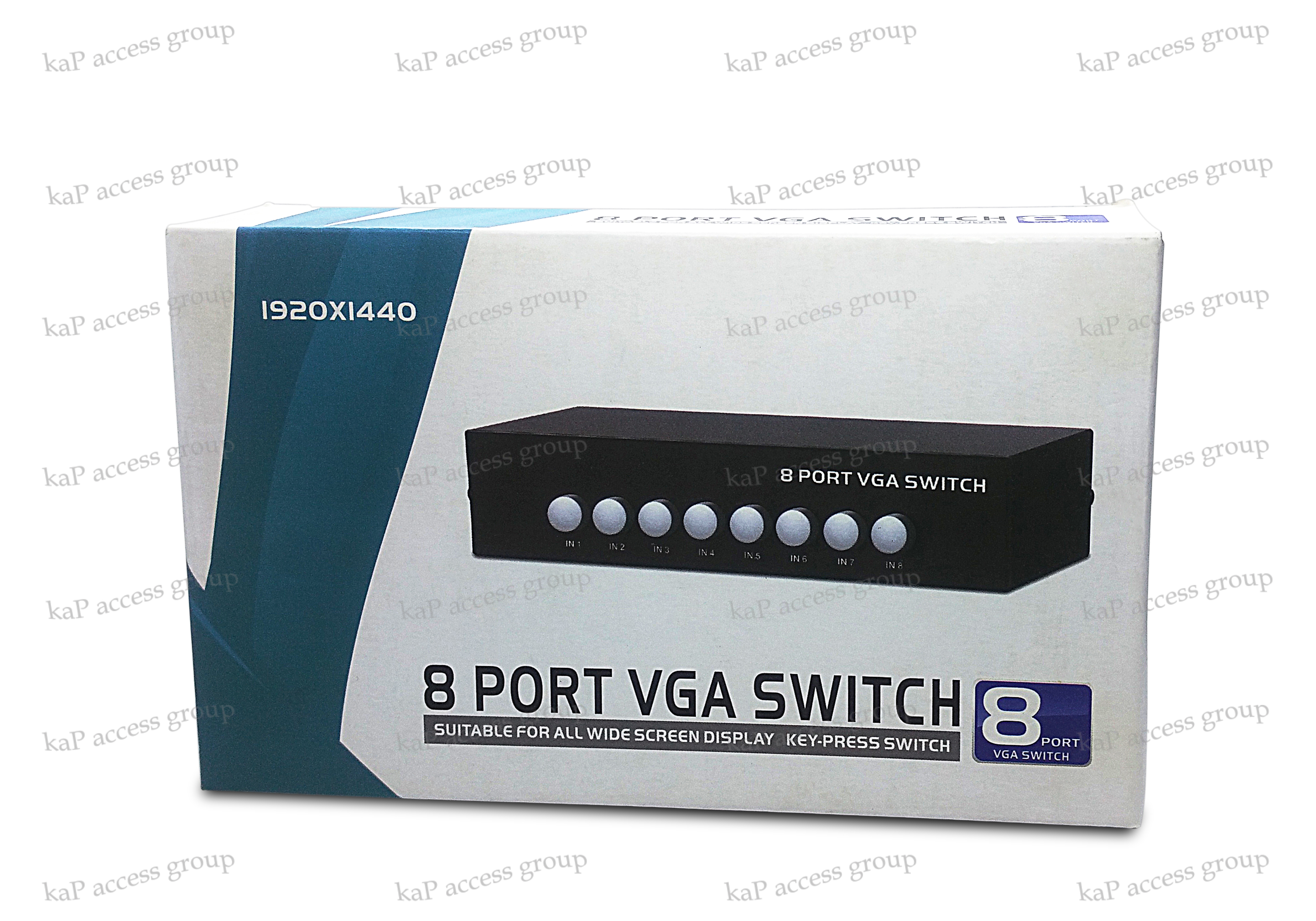 Box VGA SWITCH 8 Port (MT-ViKi) เข้า8ออก1จอ