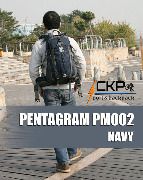 กระเป๋าเปฺ้ Backpack ยี่ห้อ Pentagram สีดำ