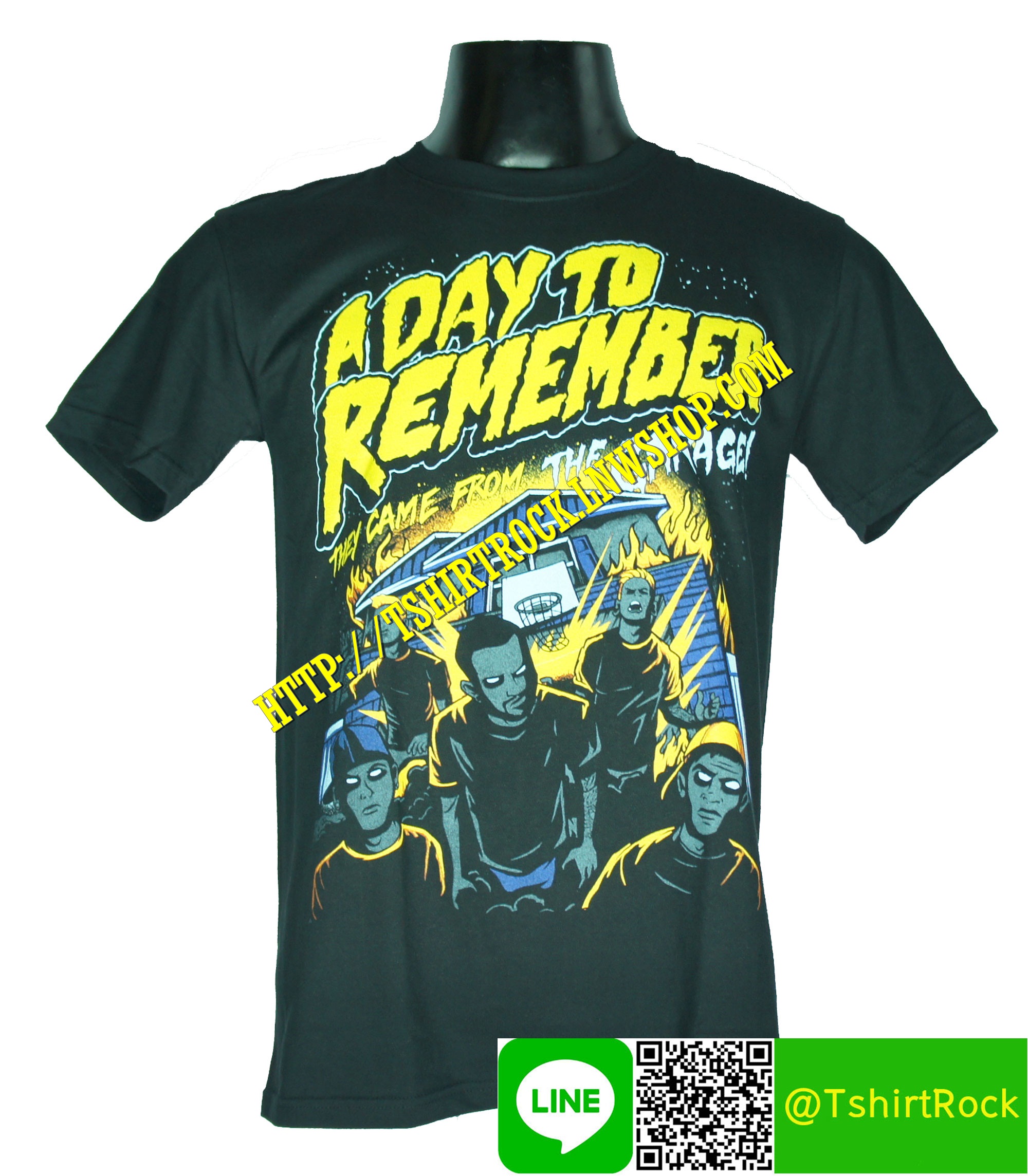 A DAY TO REMEMBER เสื้อยืดวงร็อค เมทัล ดนตรี เสื้อวงอะ เดย์ ทู รีเมมเบอร์ ADR1537