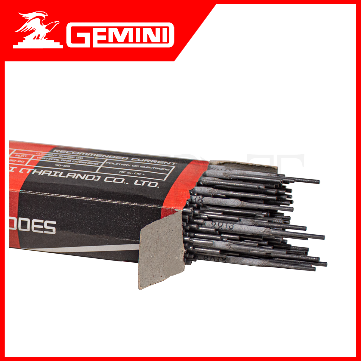 GEMINI ลวดเชื่อมไฟฟ้า (เชื่อมเหล็ก) 2.0 mm รุ่น GMN-D1 (1ชุด2ห่อ)