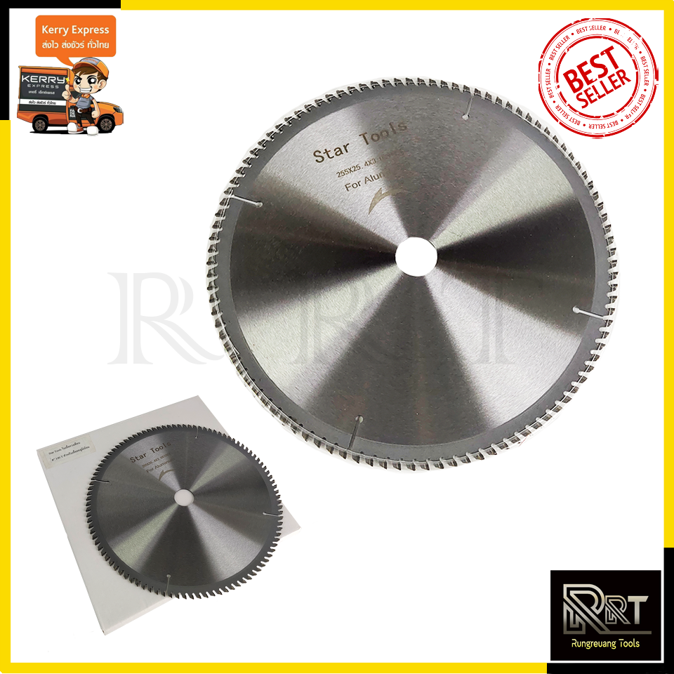 RRT ใบเลื่อยตัดอลูมิเนียม 10'นิ้ว 254mm.100T
