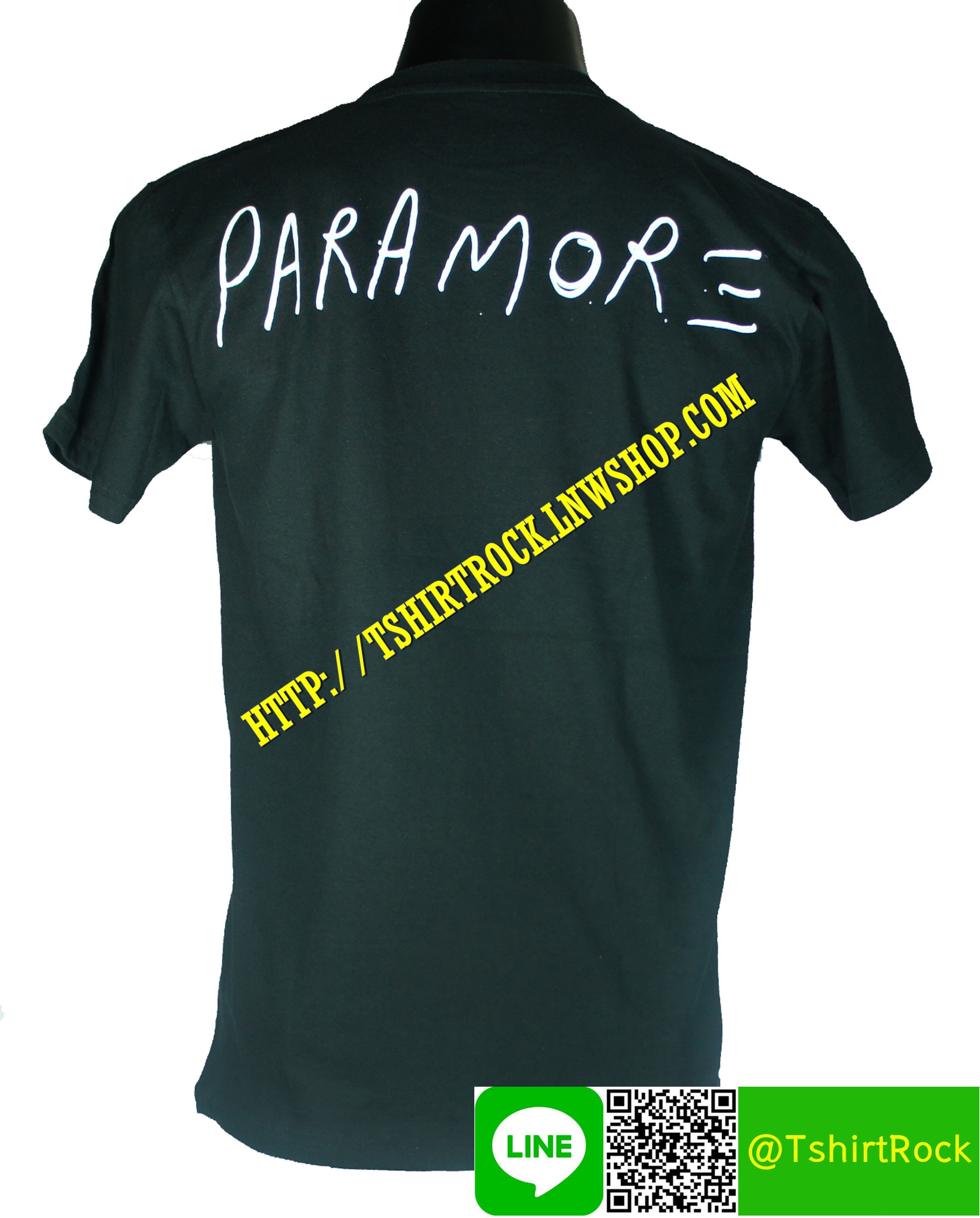 PARAMORE เสื้อยืดวงร็อค เมทัล ดนตรี เสื้อวงพาร์อะมอร์ PRM1430
