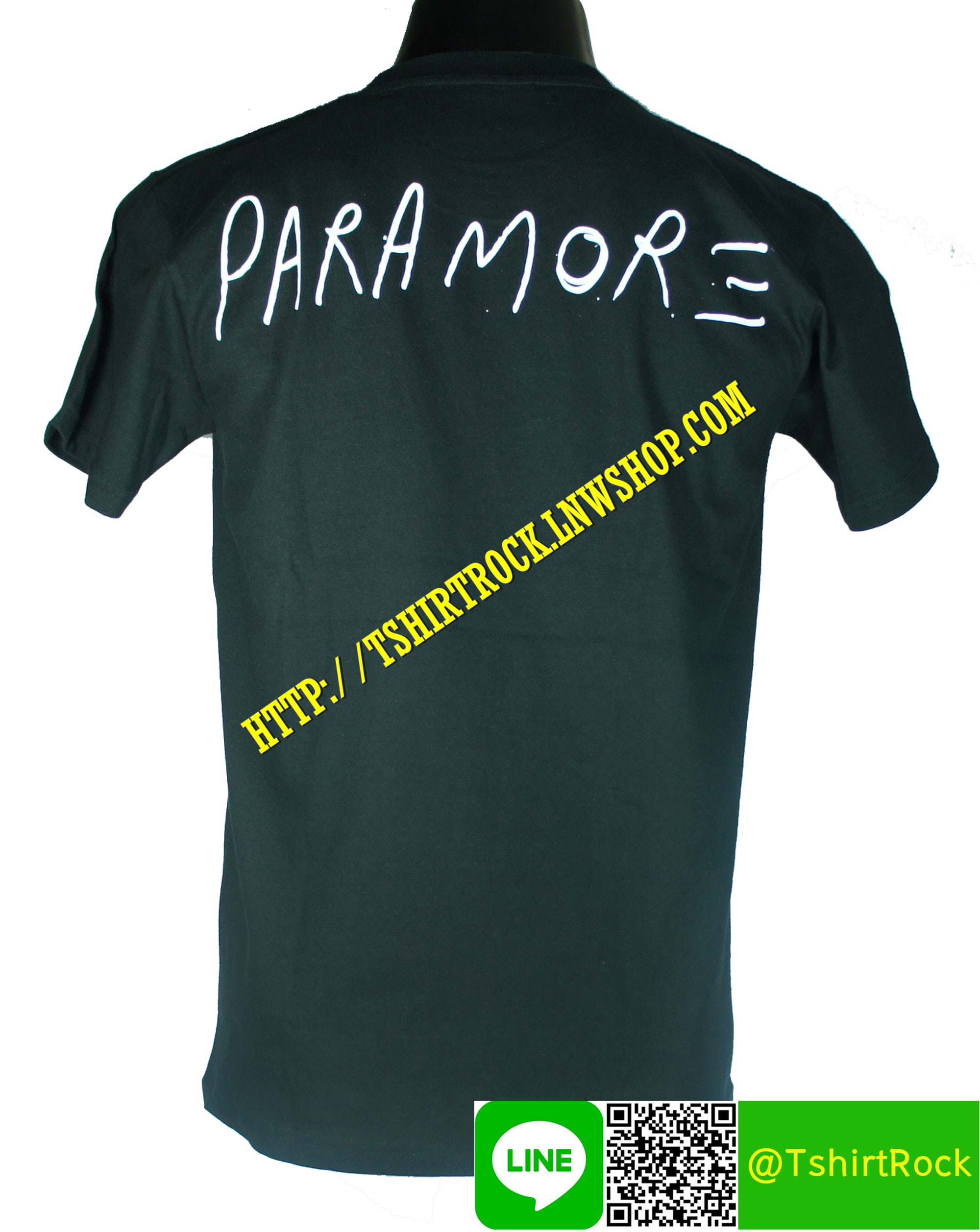 PARAMORE เสื้อยืดวงร็อค เมทัล ดนตรี เสื้อวงพาร์อะมอร์ PRM1431