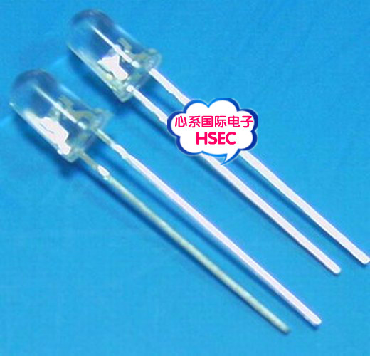 LED 5mm ไดโอดเปล่งแสง สีน้ำเงิน