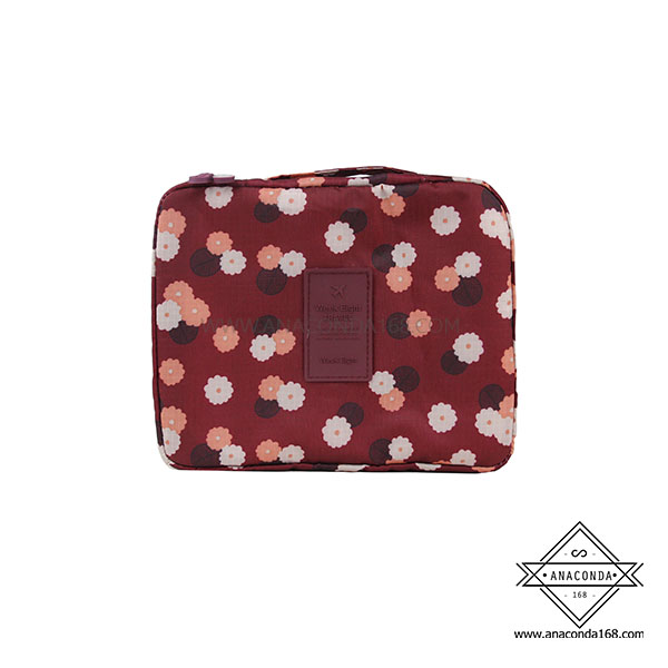 กระเป๋าจัดระเบียบเครื่องสำอางแบบลาย กระเป๋าจัดระเบียบเดินทาง