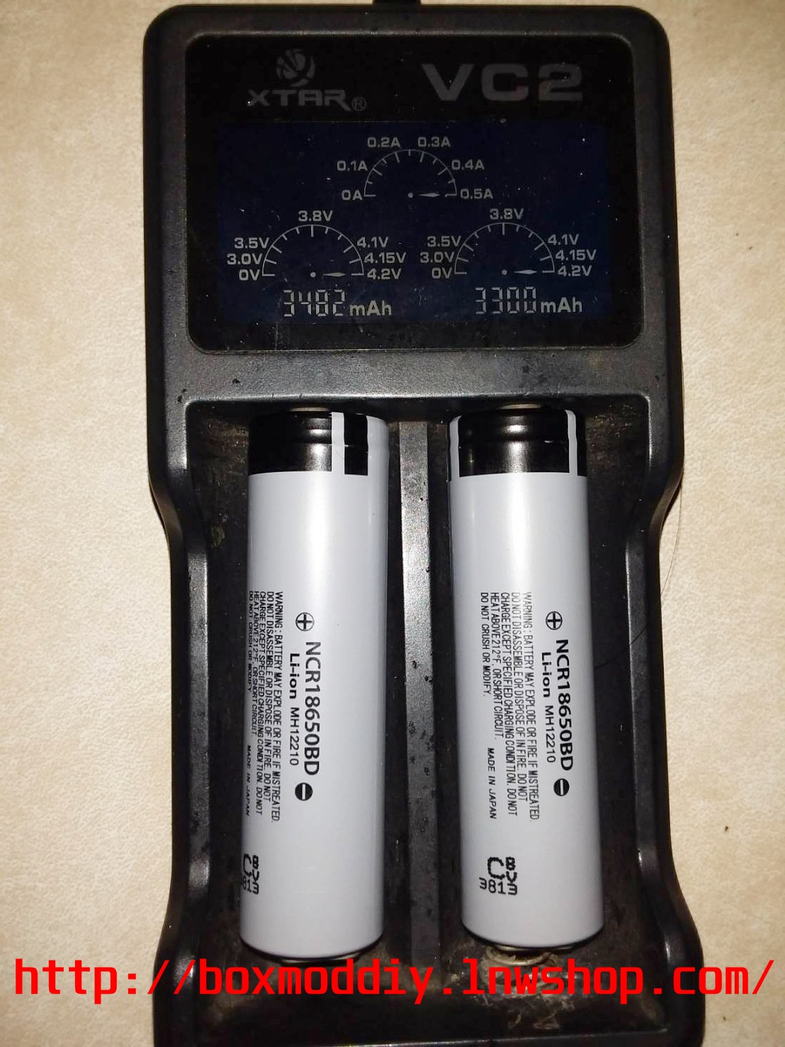 ถ่านชาร์จ Panasonic Li-on NCR 18650BD 3200 mAhของแท้ความจุเต็ม 1 ก้อน