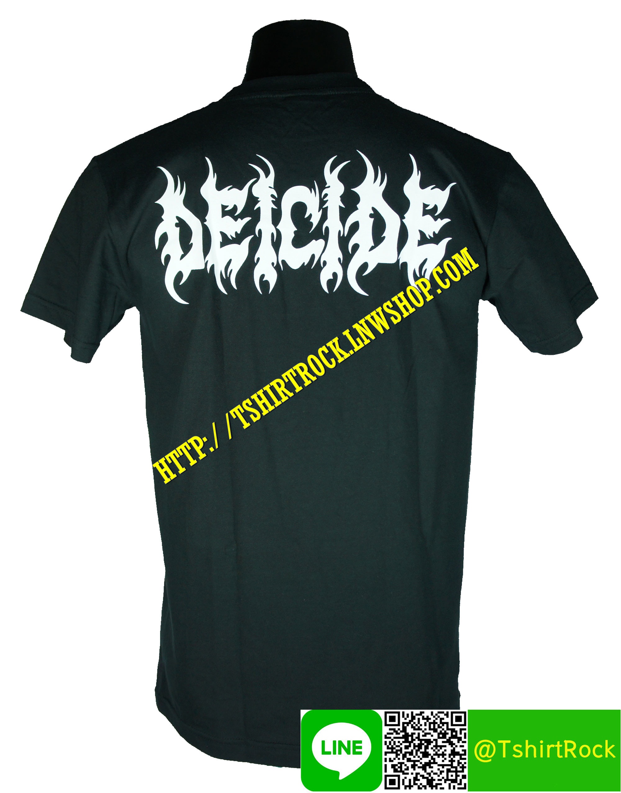DEICIDE เสื้อยืดวงร็อค เมทัล ดนตรี เสื้อวง DCE1520