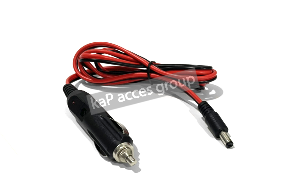 สายชาร์จ จุดบุหรี่ ไป DC JACK ดีซีแจ็ค 5.5*2.1 mm ความยาวสาย 1.2 เมตร