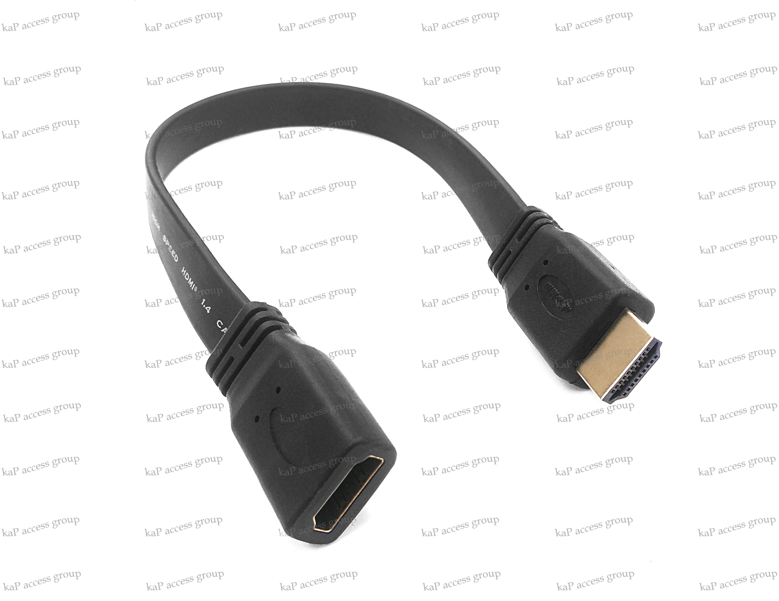 สาย HDMI ผู้/เมีย ความยาว 30ซม. (แบน)
