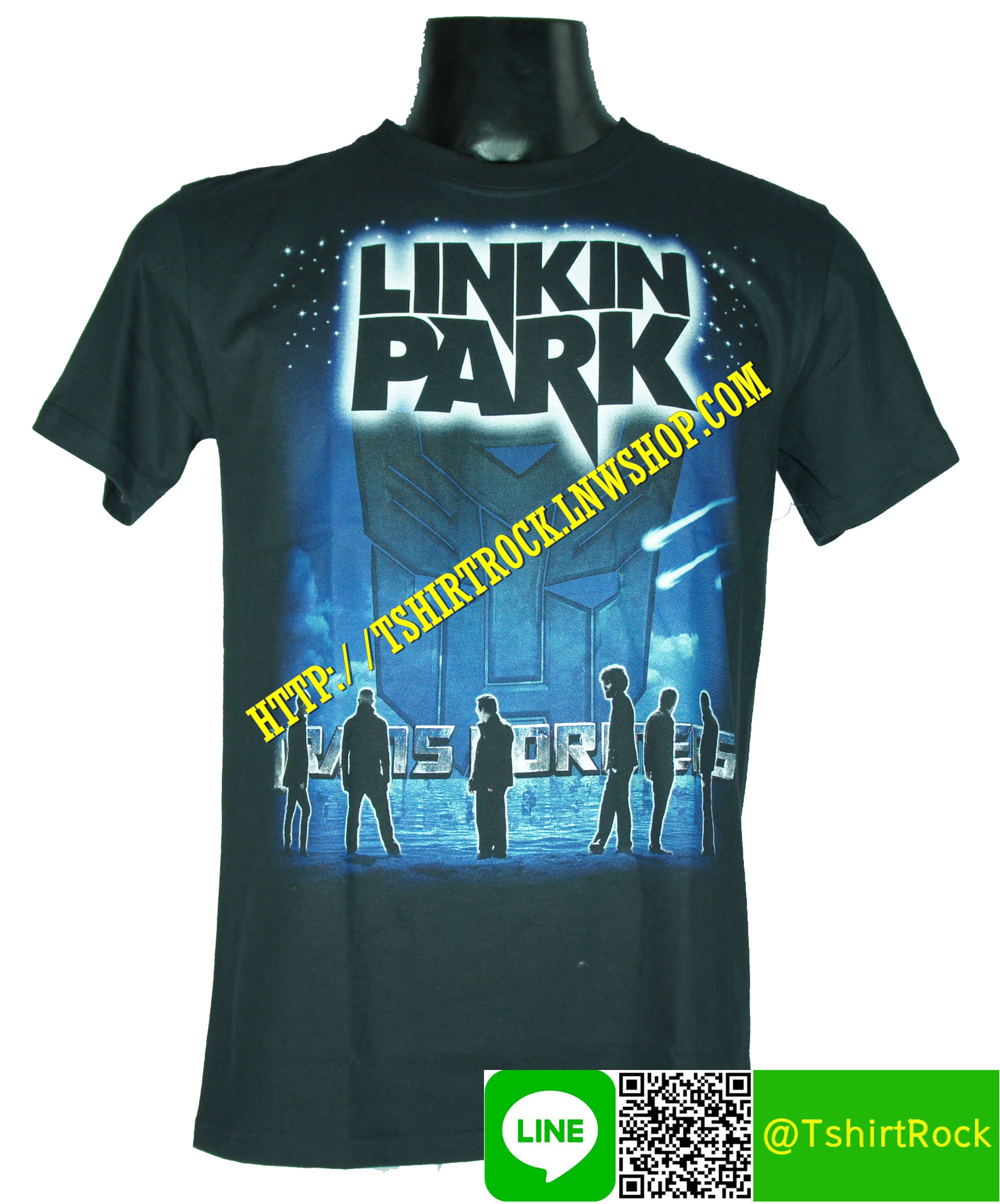 LINKIN PARK เสื้อยืดวงร็อค เมทัล ดนตรี เสื้อวงลิงคินพาร์ก LPK1490
