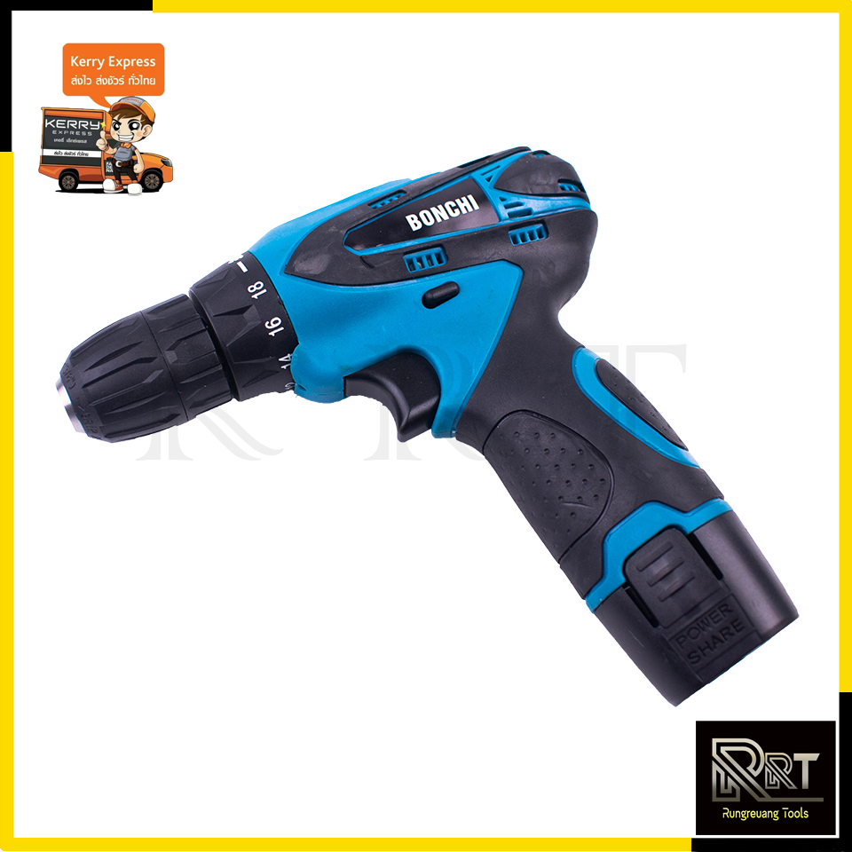 BONCHI สว่านไร้สาย รุ่น BC-330DWE แบตฯ14.5v พร้อมชุดอุปกรณ์ 25PC
