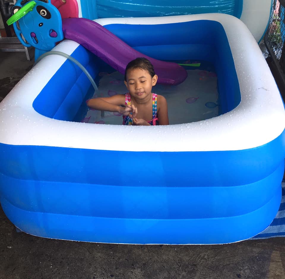 สระน้ำเป่าลม ขนาด 2เมตร 3ชั้น