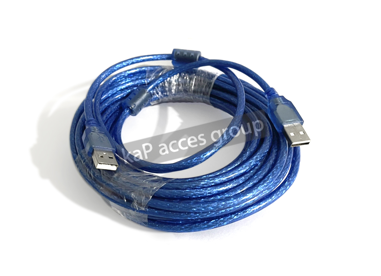 สาย USB 2.0 High Speed ผู้ / ผู้ (AM-AM) 10เมตร