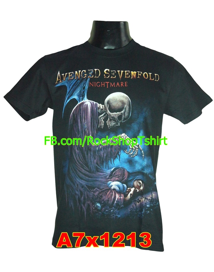 เสื้อวง AVENGED SEVENFOLD เสื้อวินเทจ เสื้อยืดวงร็อค เมทัล อะเว็นจด์เซเวนโฟลด์ A7X A7X1213