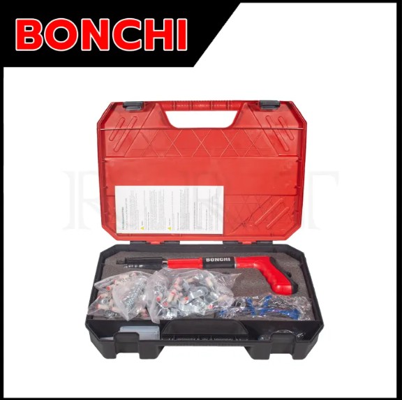 BONCHI เครื่องยิงดอกตะปูแรงดันสูง พร้อมอุปกรณ์ (แถมลูกตะปู 75 ลูก)