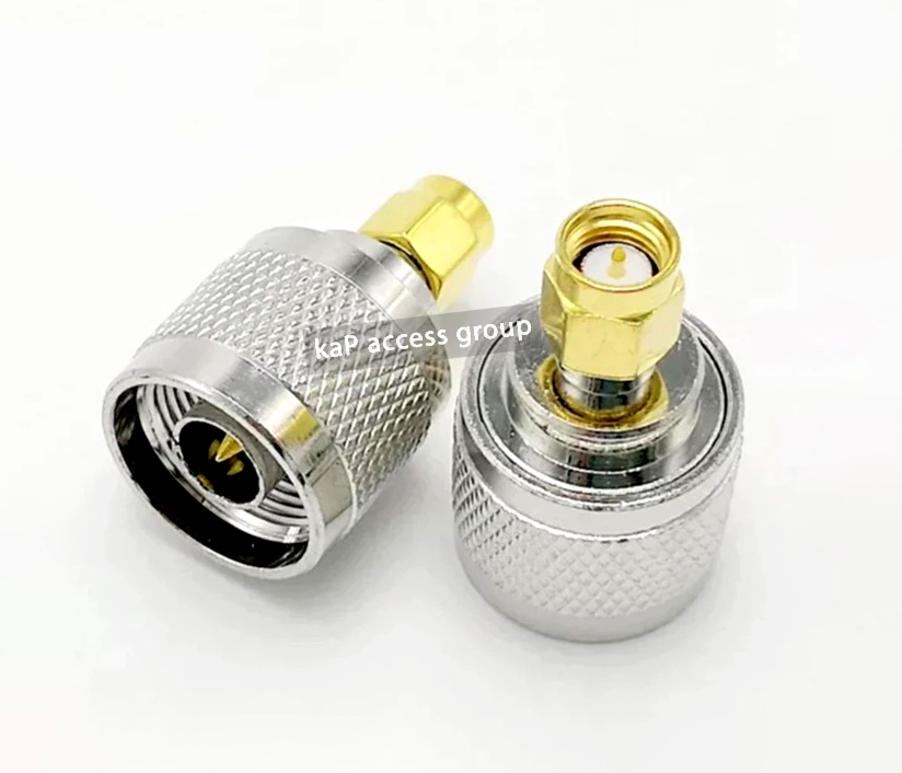 N-Type To SMA Connector N Male / SMA Male RF Coaxial Adapter เชื่อมต่อ 1Pcs