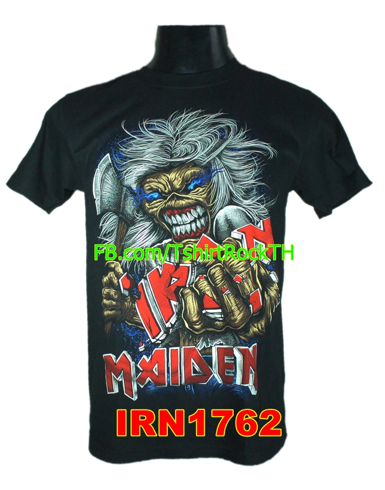 เสื้อวินเทจ IRON MAIDEN เสื้อยืดวงร็อค เสื้อร็อค เมทัล ไอเอิร์นเมเดน IRN1762