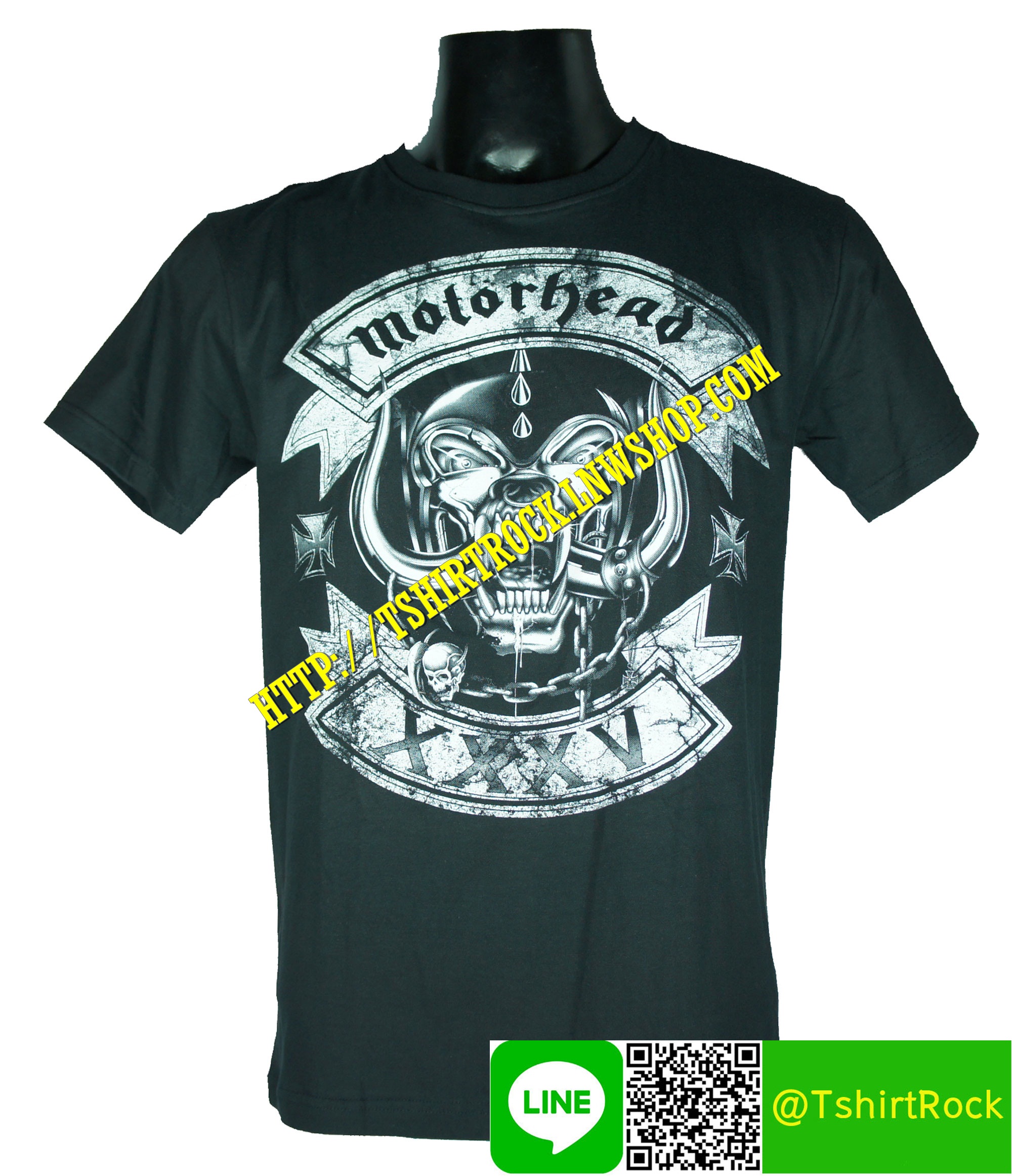 MOTORHEAD เสื้อยืดวงร็อค เมทัล ดนตรี เสื้อวงมอเตอร์เฮด MTH1508