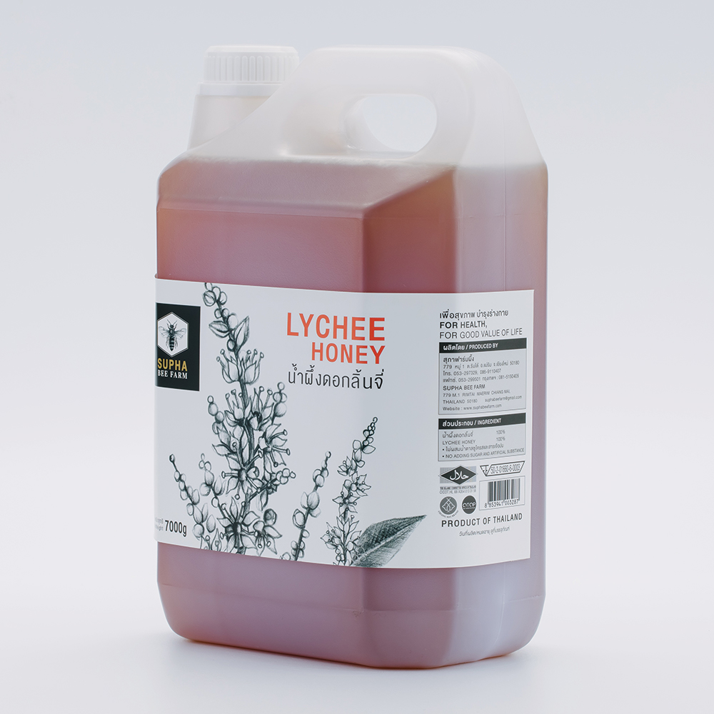 น้ำผึ้งดอกลิ้นจี่ 7 กิโลกรัม (Lychee Honey 7kg)