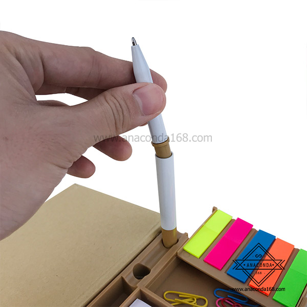 ชุดกระดาษโน๊ต-โพสต์อิท พร้อมกล่องกระดาษคราฟท์