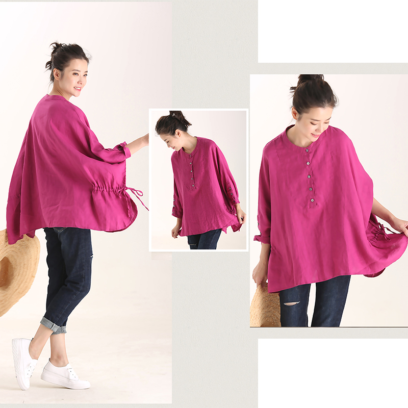 เสื้อลินินแท้ทรงoversize.