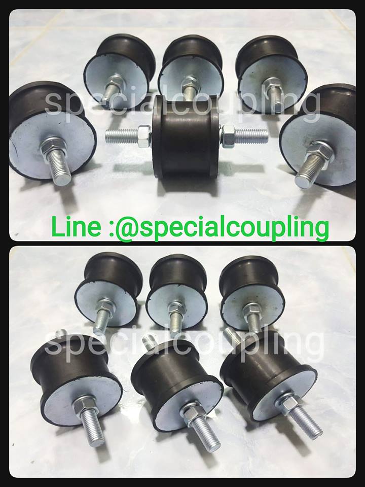 ยางรองแท่นเครื่องDOUBLE STUD OD 55MM L40MM เกลียวM.10 LOAD:175KGต่อตัว ขายส่งและปลีก ส่งขนส่ง ฟรีค่ะ