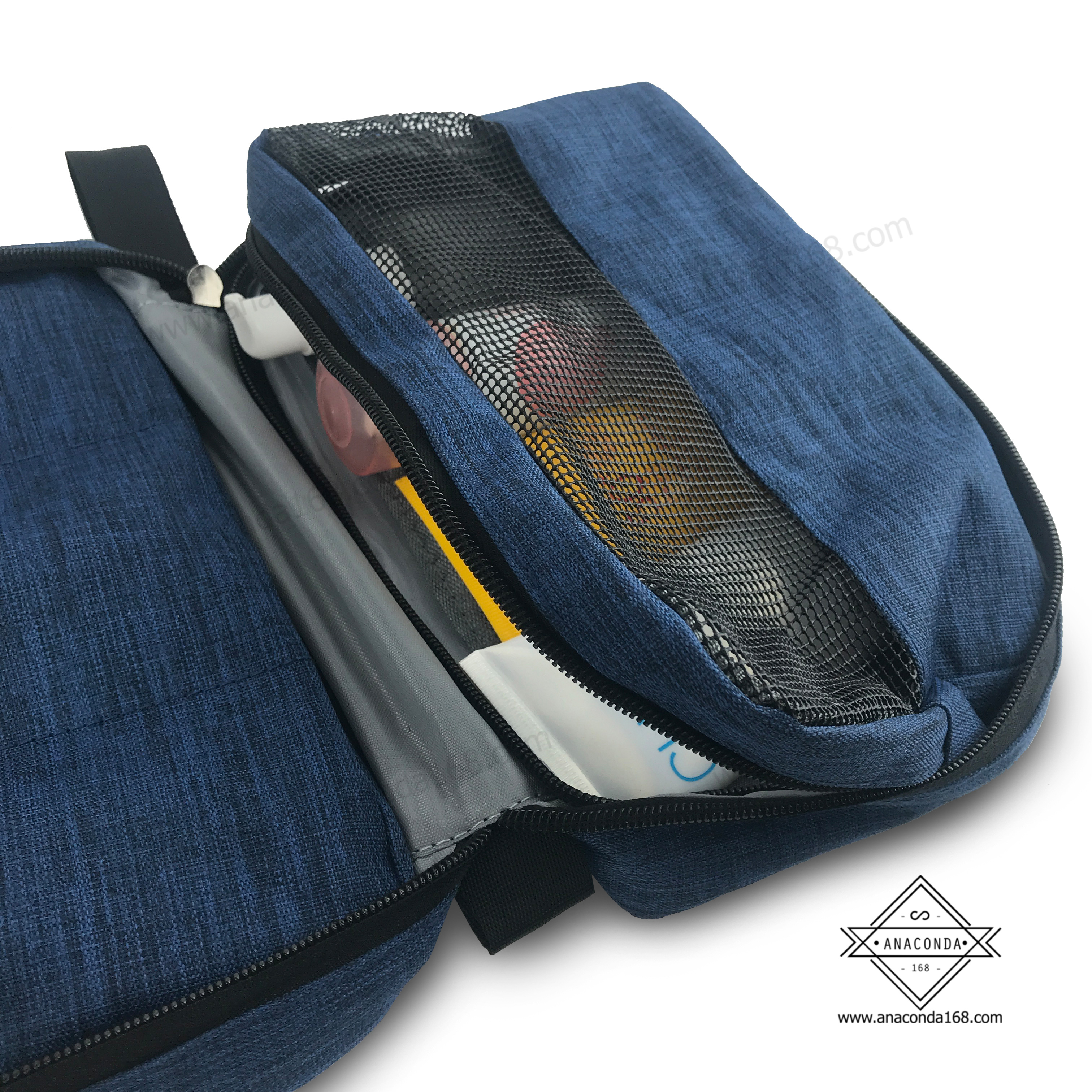 กระเป๋าจัดเก็บอุปกรณ์อาบน้ำ 3 ชั้น