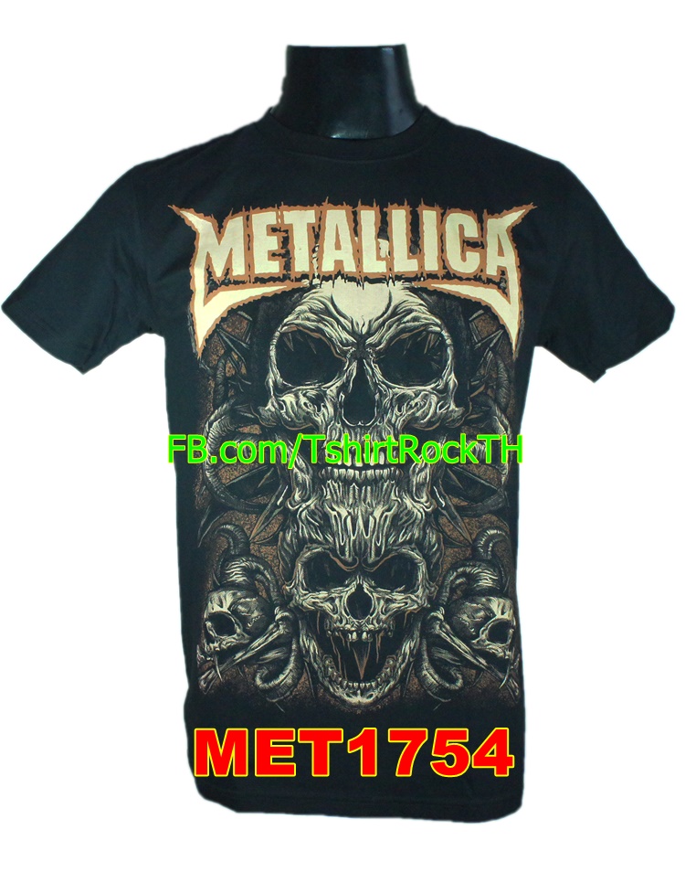 เสื้อวง METALLICA เสื้อวินเทจ เสื้อยืดวงร็อค เมทัล เมทัลลิกา MET1754