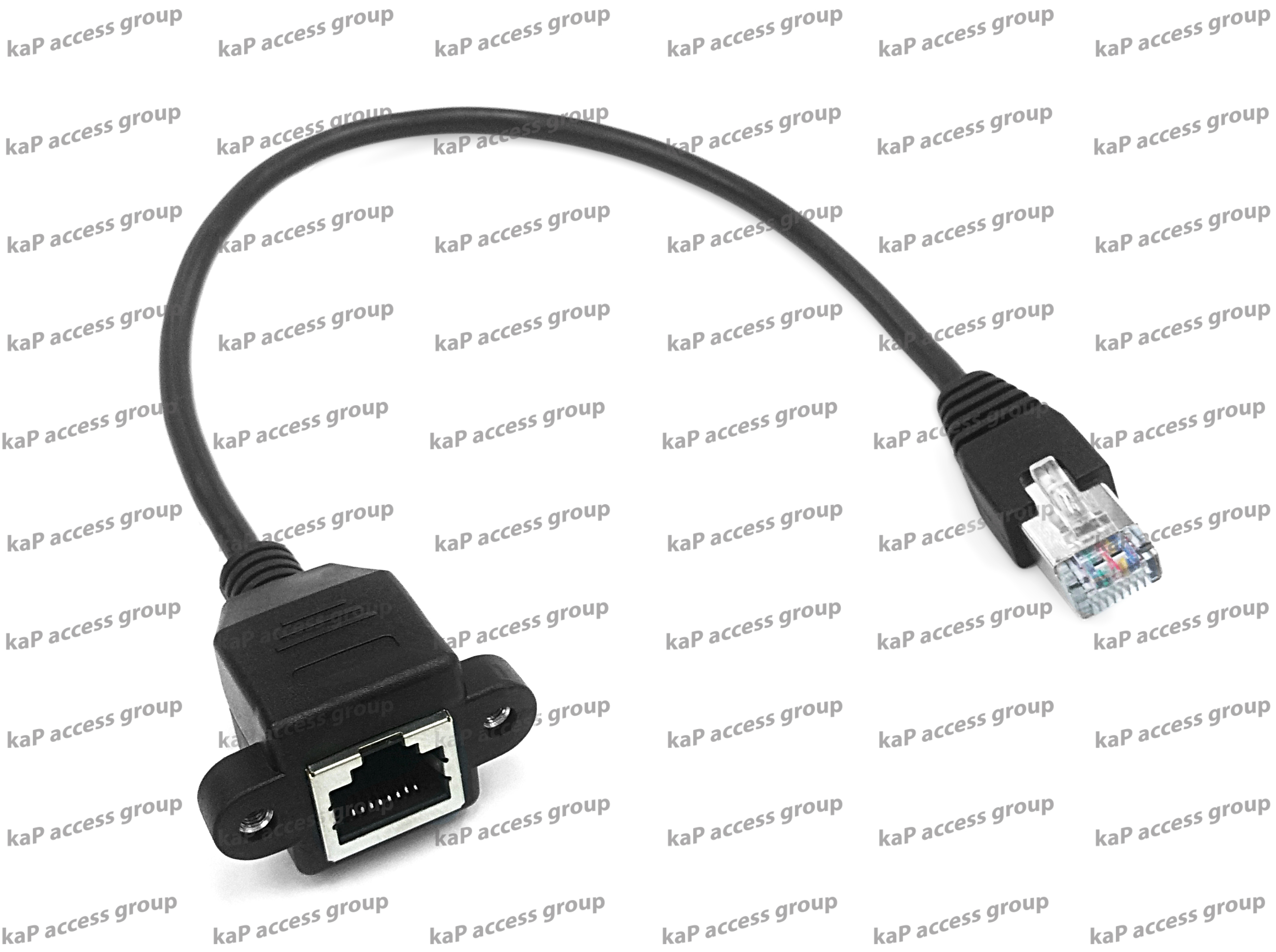 สายซ็อกเก็ต LAN (RJ45) ผู้/เมีย แบบติดเพลท (30ซม.)