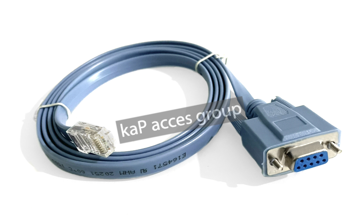 สายแปลง RJ45 (LAN) to DB9 (Female) Serial RS232 Console Cable ความยาว 1.5เมตร