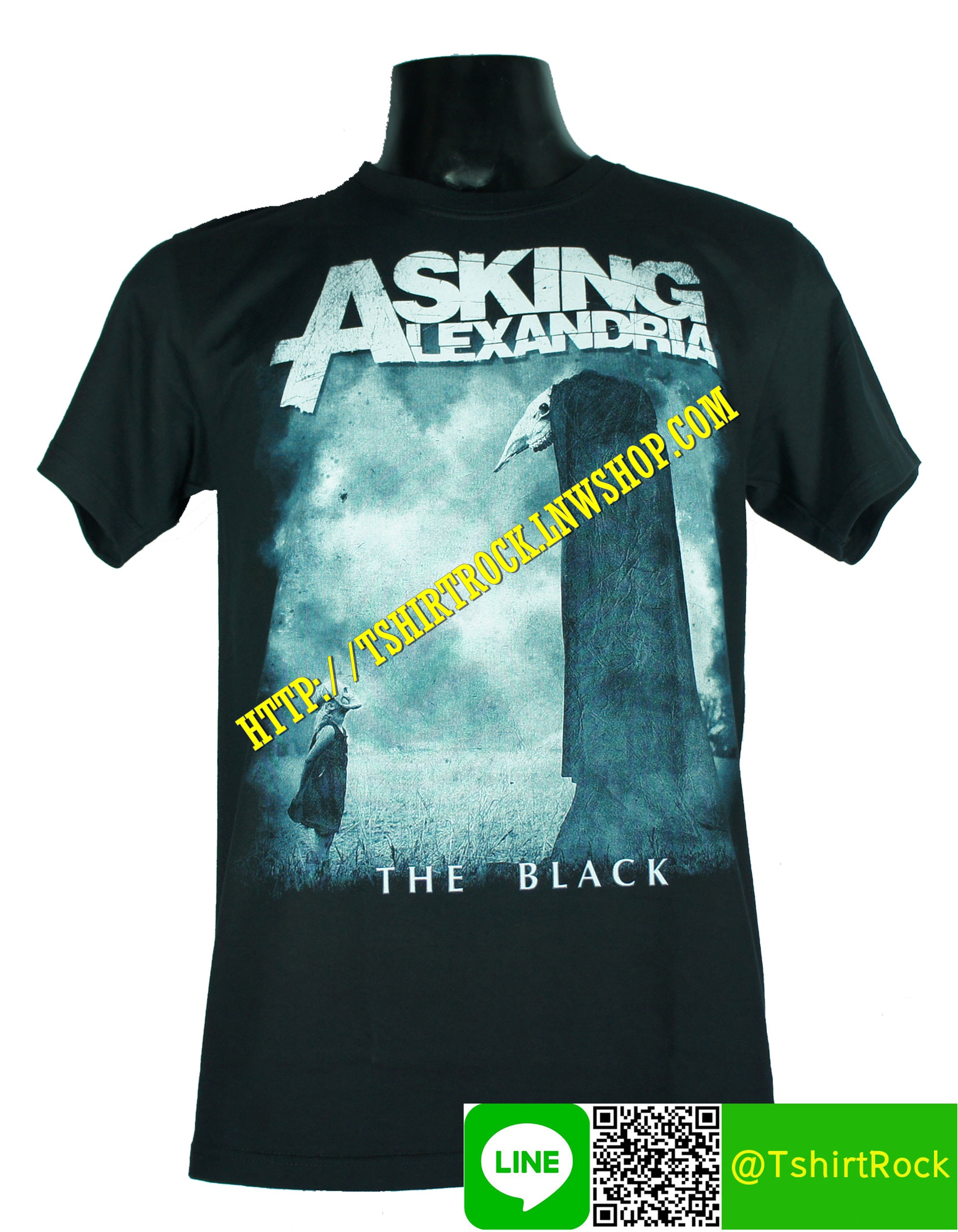 ASKING ALEXANDRIA เสื้อยืดวงร็อค เมทัล ดนตรี เสื้อวงแอสกิงอะเล็กซานเดรีย AA1582