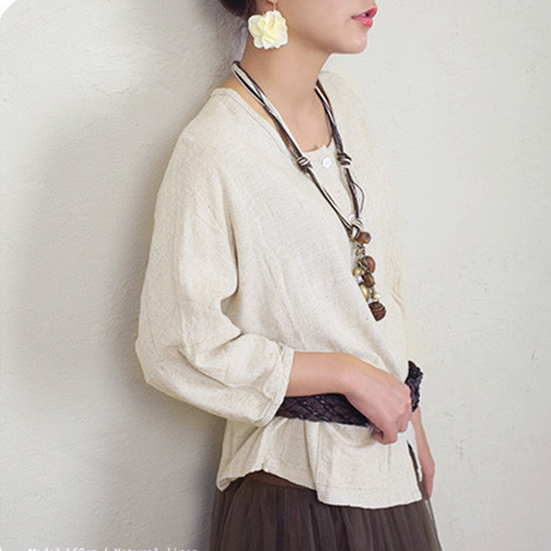 เสื้อcardiganลินินผสมฝ้าย