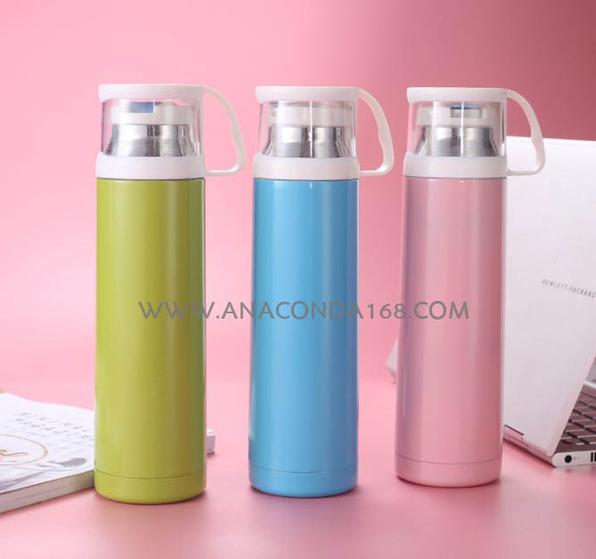 กระบอกน้ำเก็บอุณหภูมิ 500 ml.(สามารถนำฝามาใช้เป็นแก้วน้ำได้)