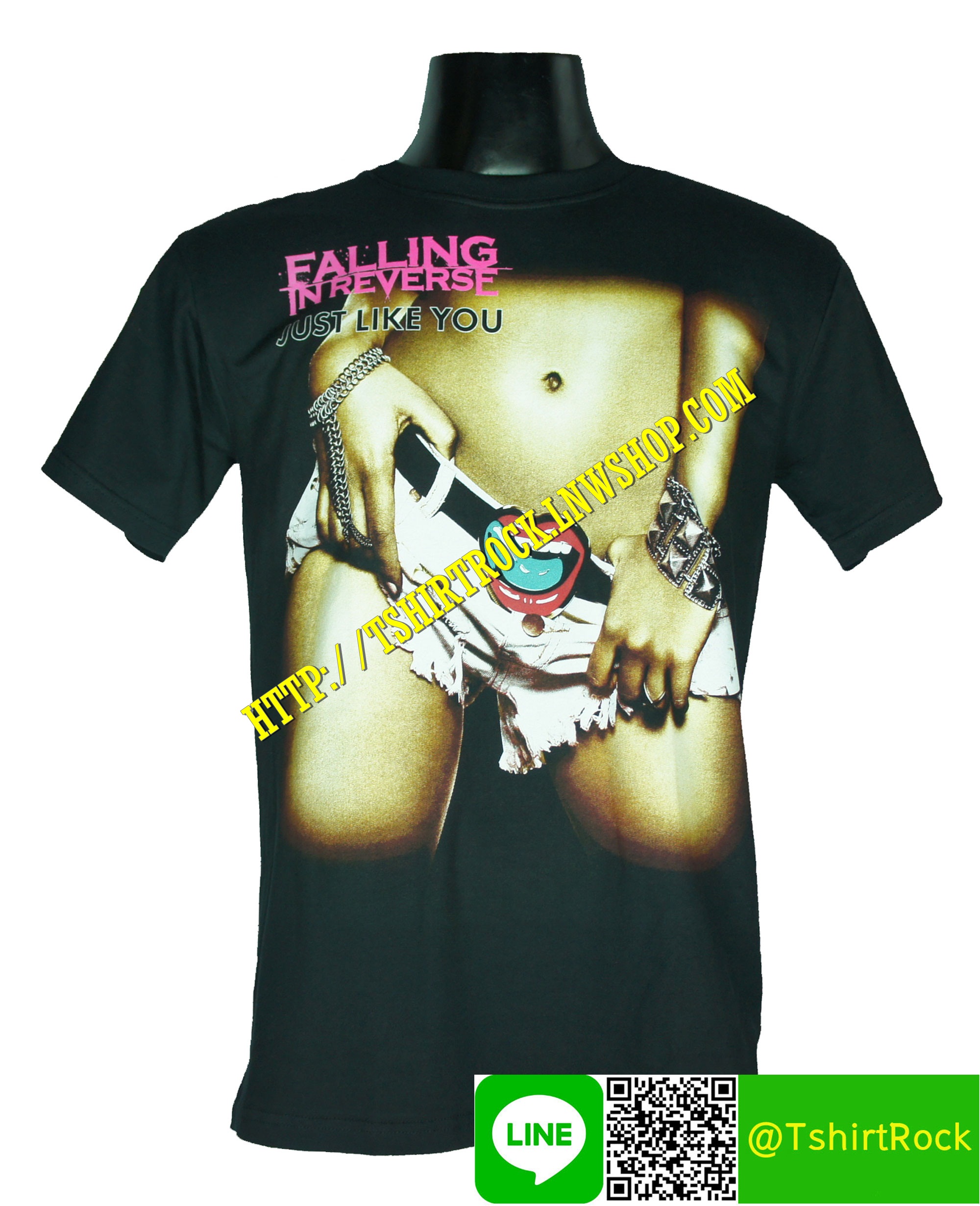 FALLING IN REVERSE เสื้อยืดวงร็อค เมทัล ดนตรี เสื้อวง FIR1533