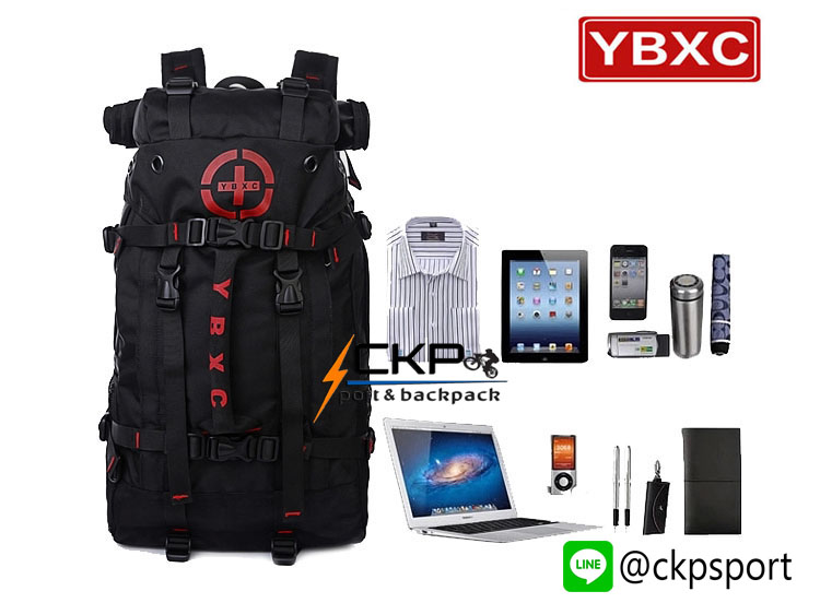 กระเป๋าเป้ YBXC รุ่น 3 in 1 สีดำ ขนาด 38L