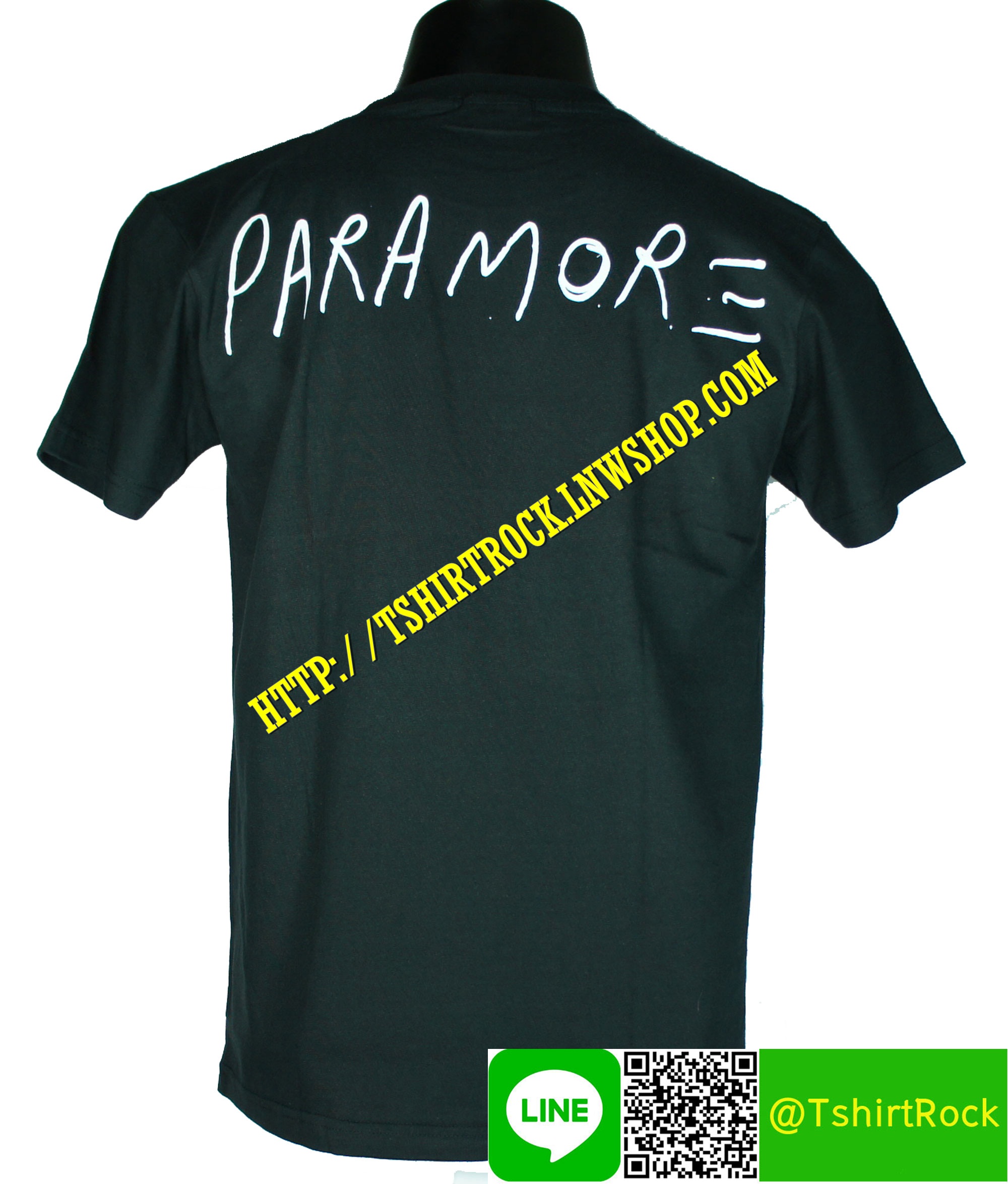 PARAMORE เสื้อยืดวงร็อค เมทัล ดนตรี เสื้อวงพาร์อะมอร์ PRM1461