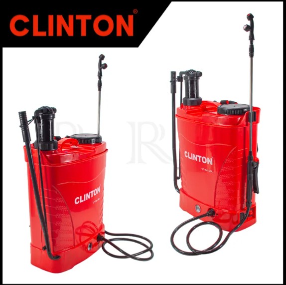 CLINTON เครื่องพ่นยาแบตเตอรี่ 2 ระบบ รุ่น CT-2IN1-20L <ใช้ได้ทั้งแบบมือโยกและแบตเตอรี่
