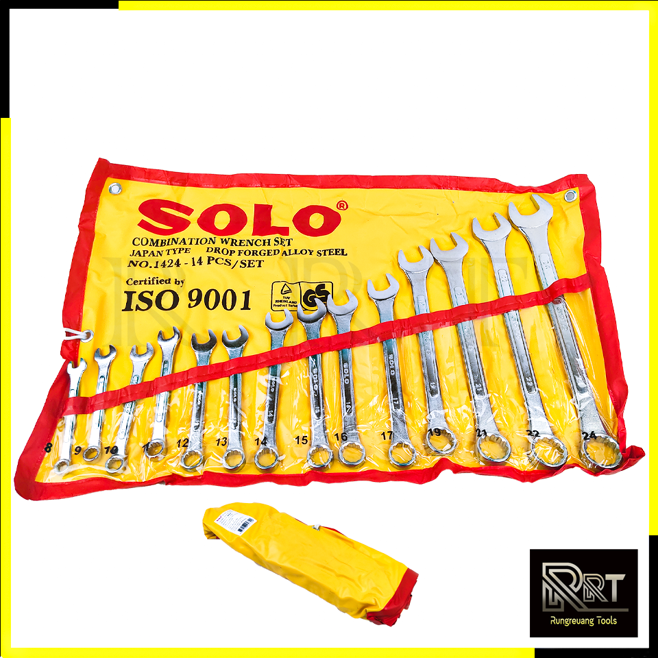 SOLO ประแจแหวนข้างชุด 8-24