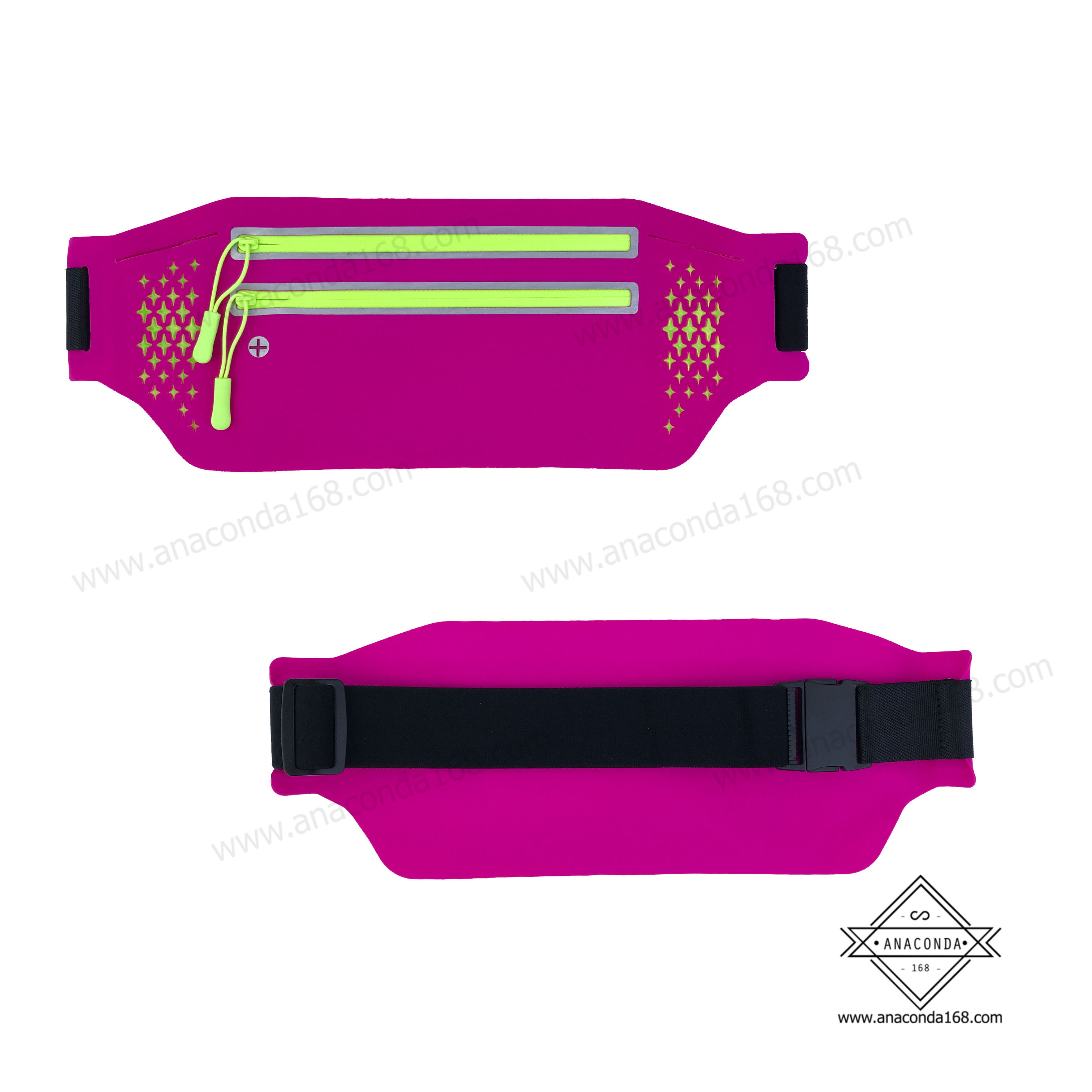 กระเป๋าคาดเอวกันน้ำ sport 2 ซิป