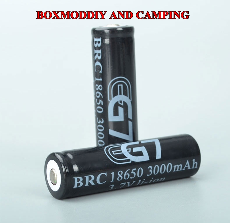 แบตเตอรี่ชาร์จ ขนาด18650 หัวนูน G7 BRC18650 3000MAH