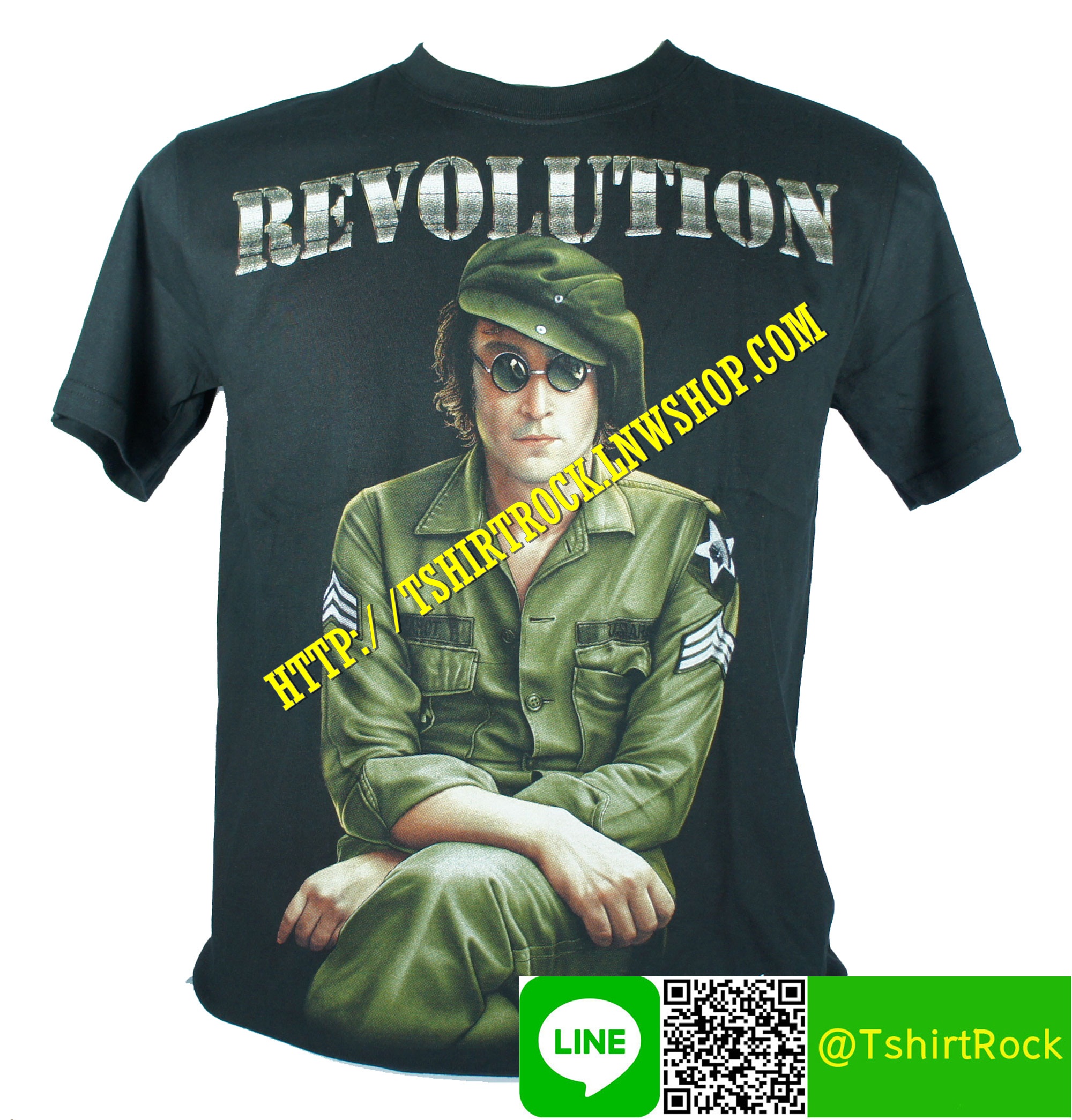 JOHN LENNON เสื้อยืดวงร็อค เมทัล ดนตรี เสื้อวง JLN1471