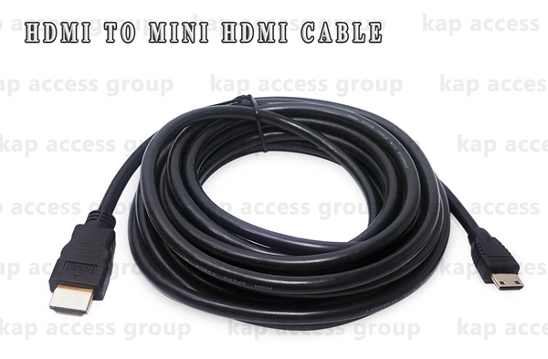 สาย HDMI ไป Mini HDMI ความยาว 5เมตร (OD0.5)