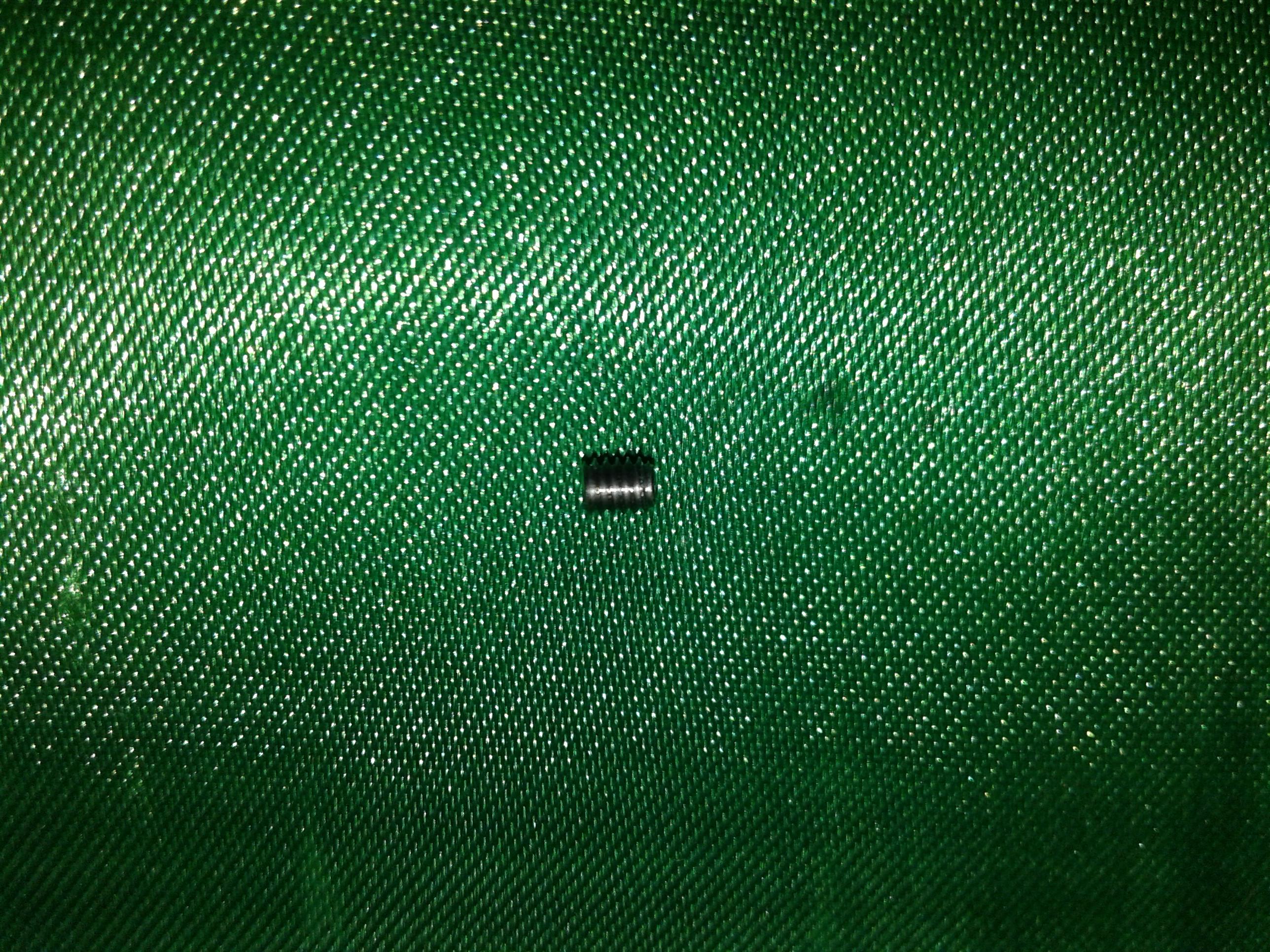 น็อตตัวหนอนหัวหกเหลี่ยม แสตนเลส304 ขนาด M2.5*3มม.