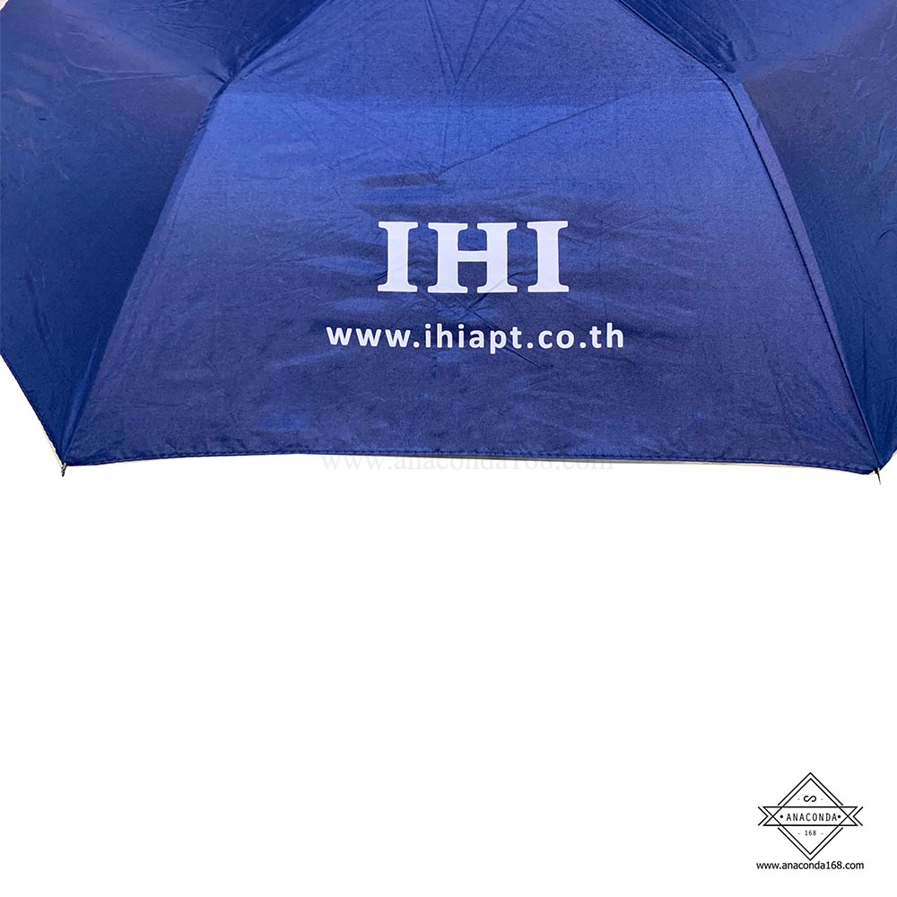 ร่มพับพรีเมี่ยม 3 ตอน 8 ก้าน แบบอัตโนมัติ ทำโลโก้