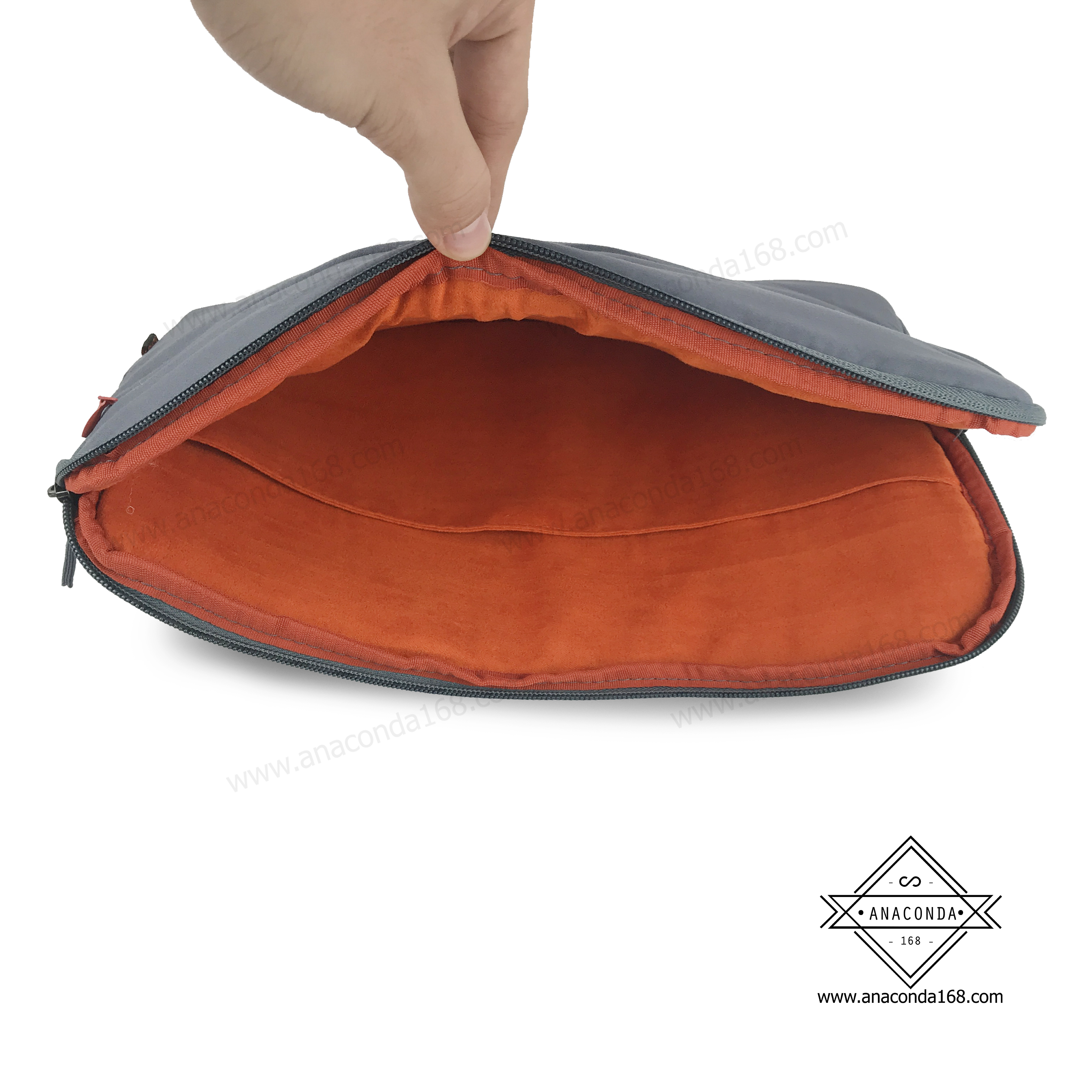 กระเป๋าแล็ปท็อป ( Laptop Bag ) 13นิ้ว สีเทาเข้ม