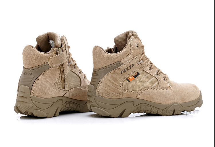 รองเท้าเดินป่า Delta (ข้อสั้น สีทราย)