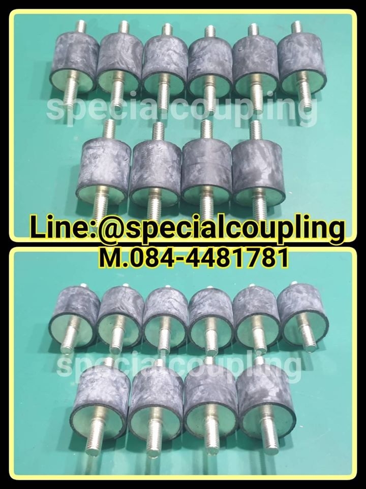 จำหน่ายยางรองแท่นเครื่องDouble stud ขนาด 30x30mm m.8 พร้อมส่งคะ