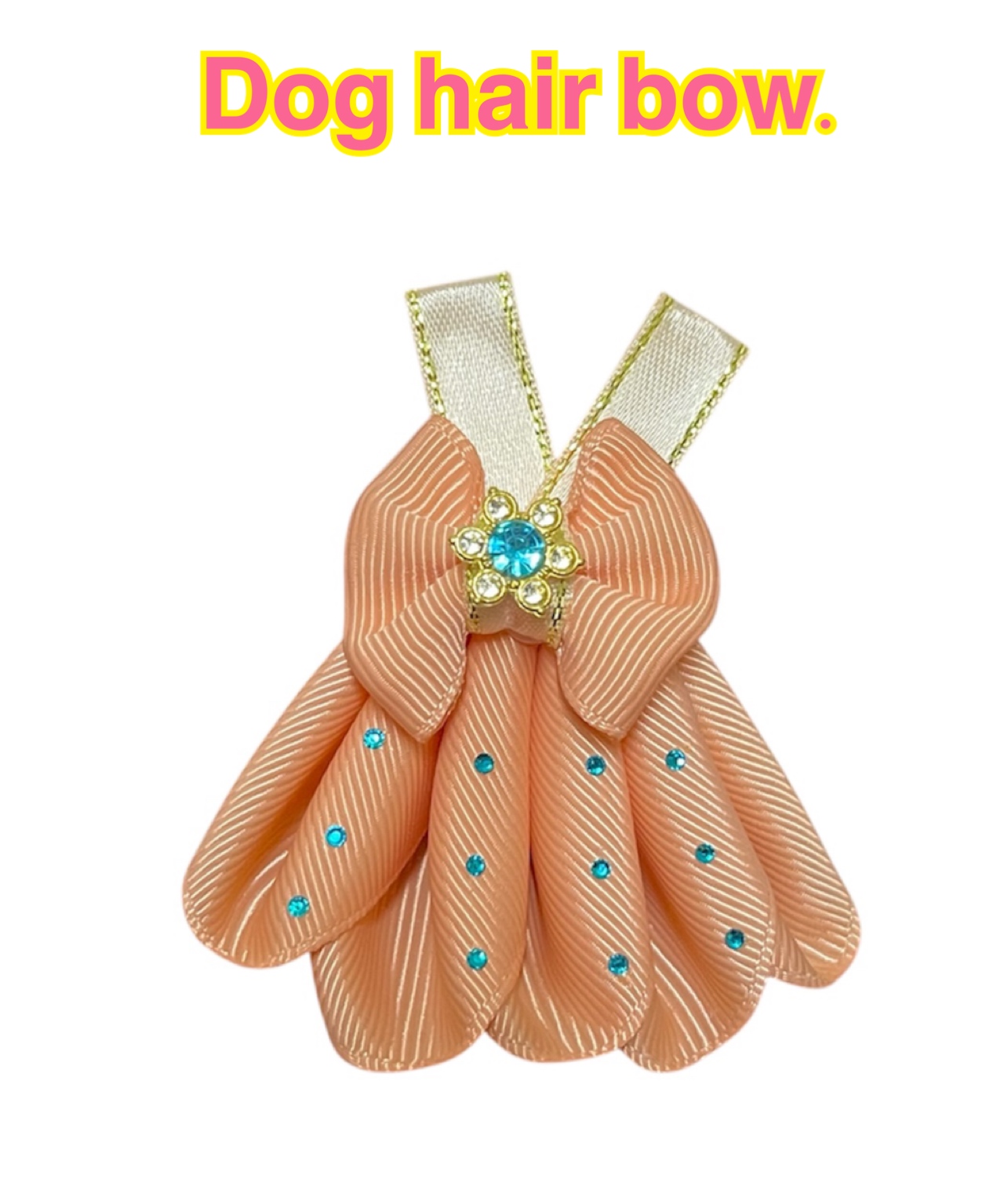 Dog hair bow.