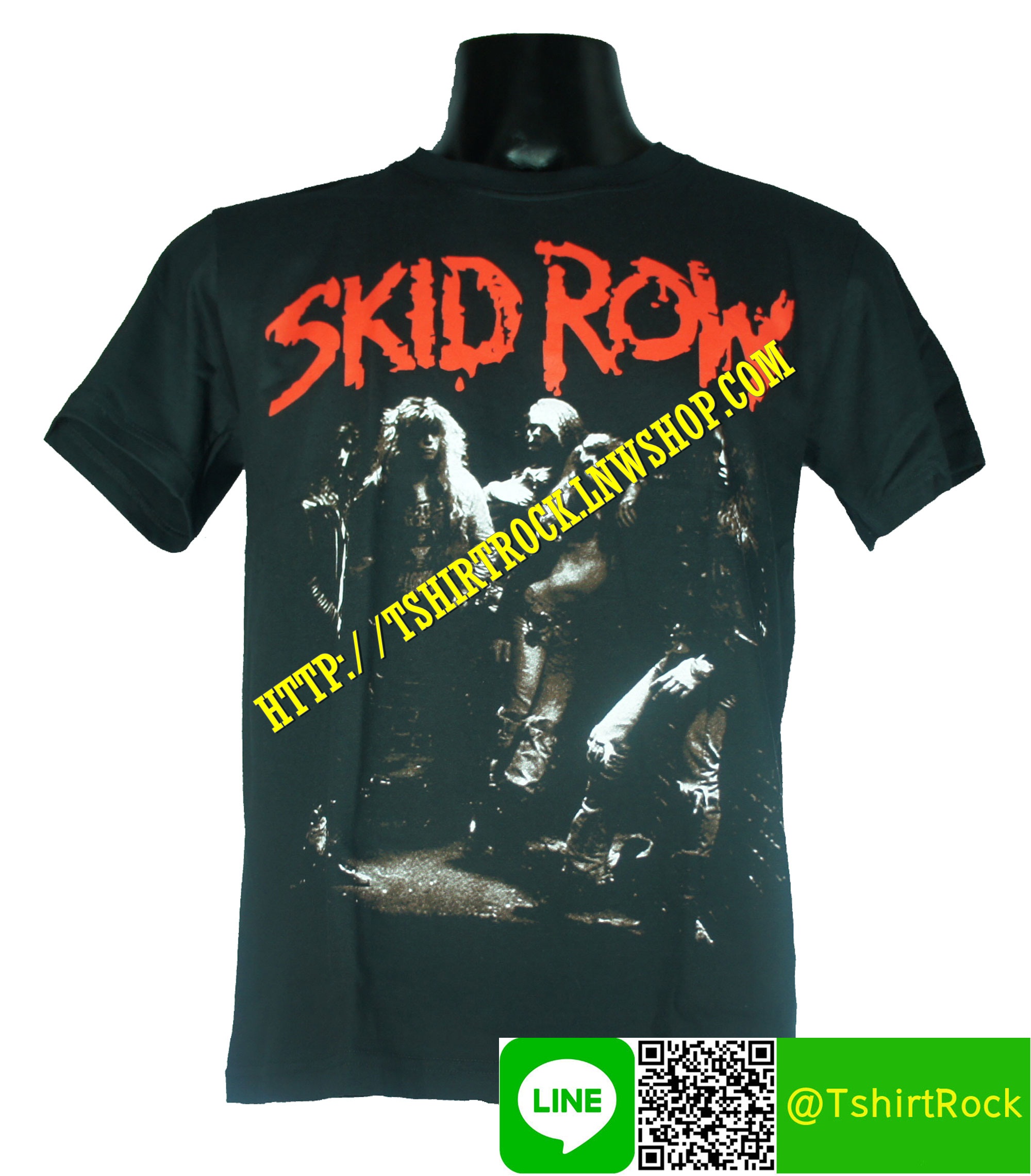 SKID ROW เสื้อยืดวงร็อค เมทัล ดนตรี เสื้อวง SRW1397