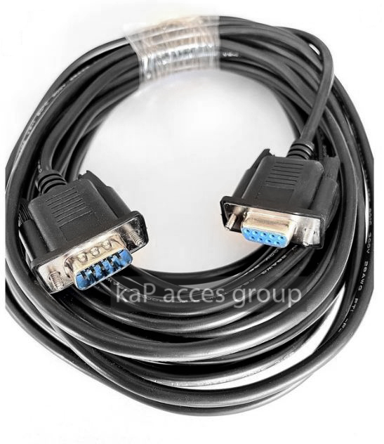 สายซีเรียล DB9 RS232 ผู้เมีย สายสีดำ สายสำเร็จ 10เมตร